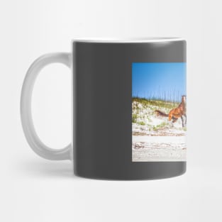 Wild Horses at Cumberland Island National Seashore Mug